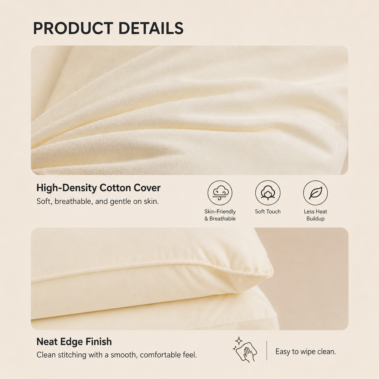 Multi-Zone Neck Support Pillow