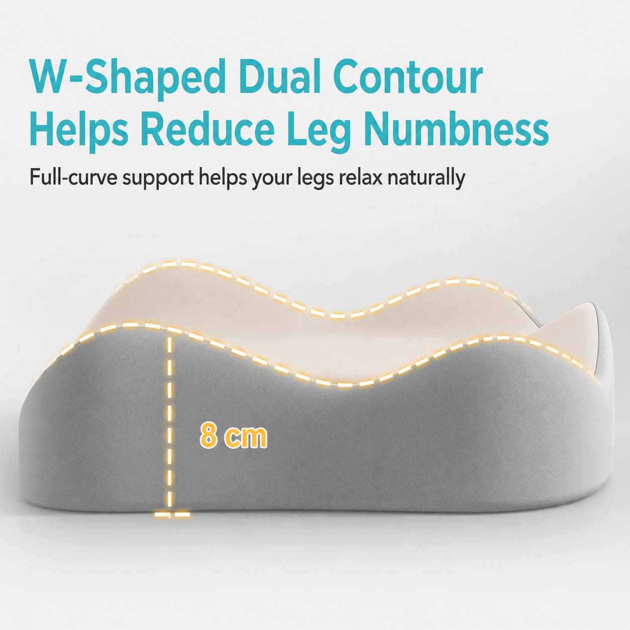 Ergonomic Memory Foam Seat Cushion
