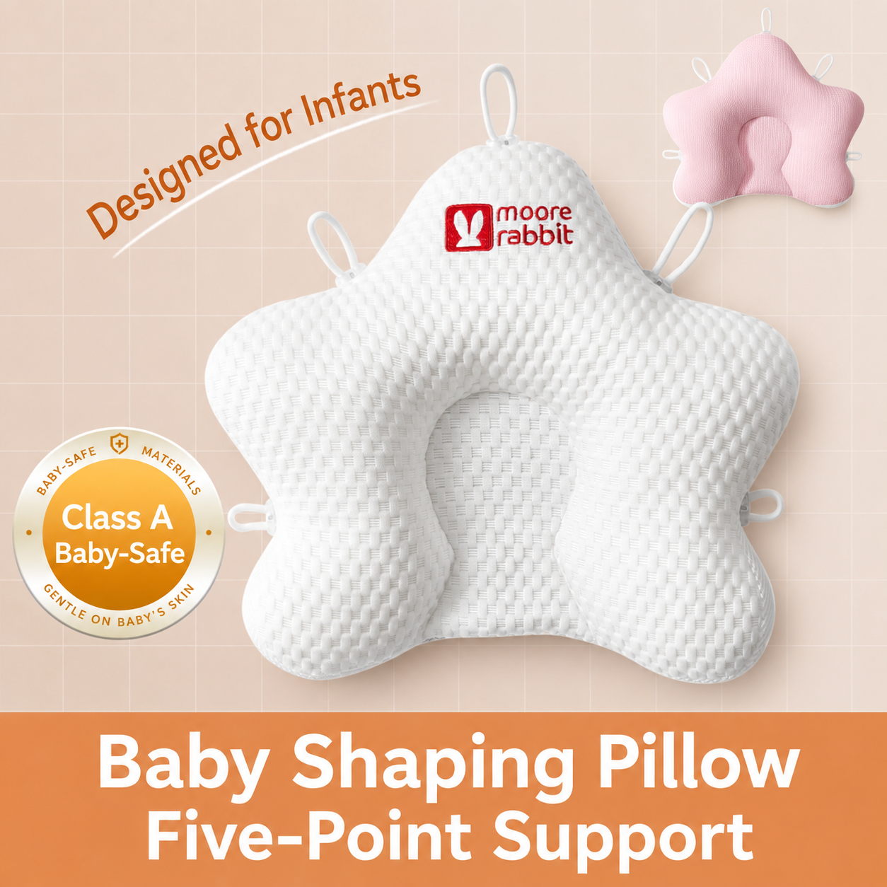 Adjustable Baby Head Support Pillow