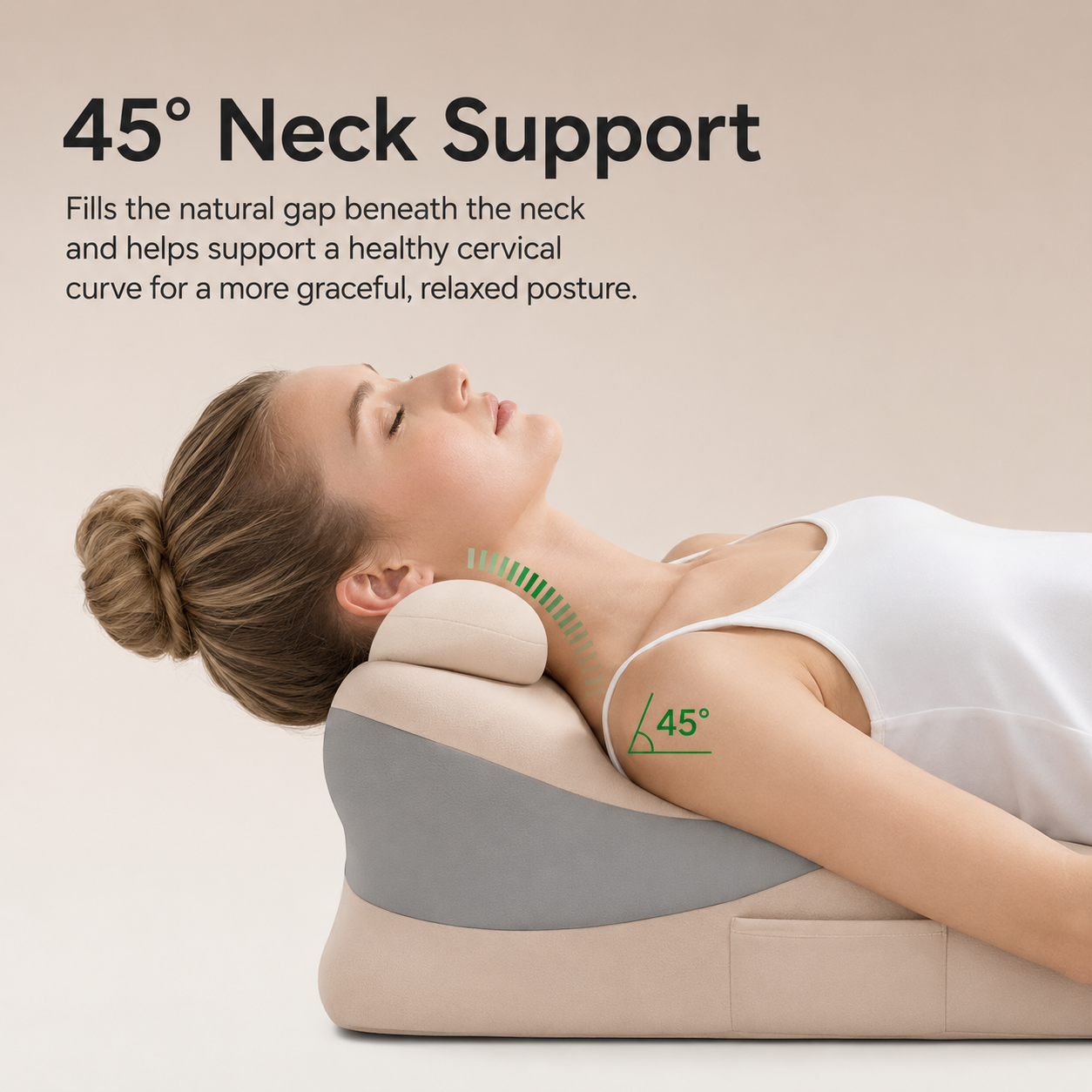 3D Memory Foam Lounge Support Pillow