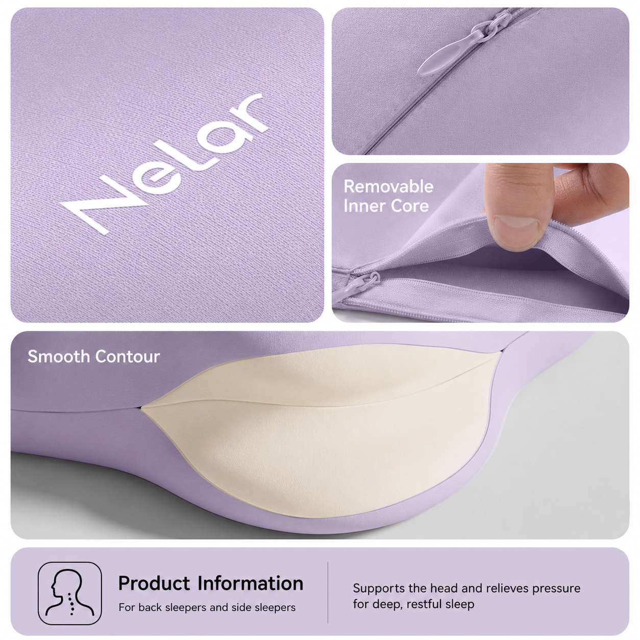 CloudWing Ergonomic Neck Support Pillow