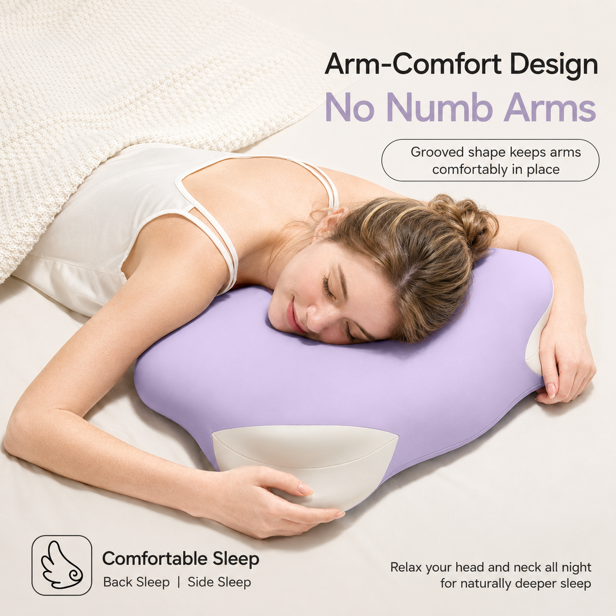 CloudWing Ergonomic Neck Support Pillow