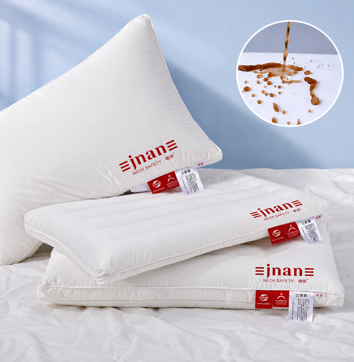 Hotel-Soft Spill & Oil-Resistant Pillow