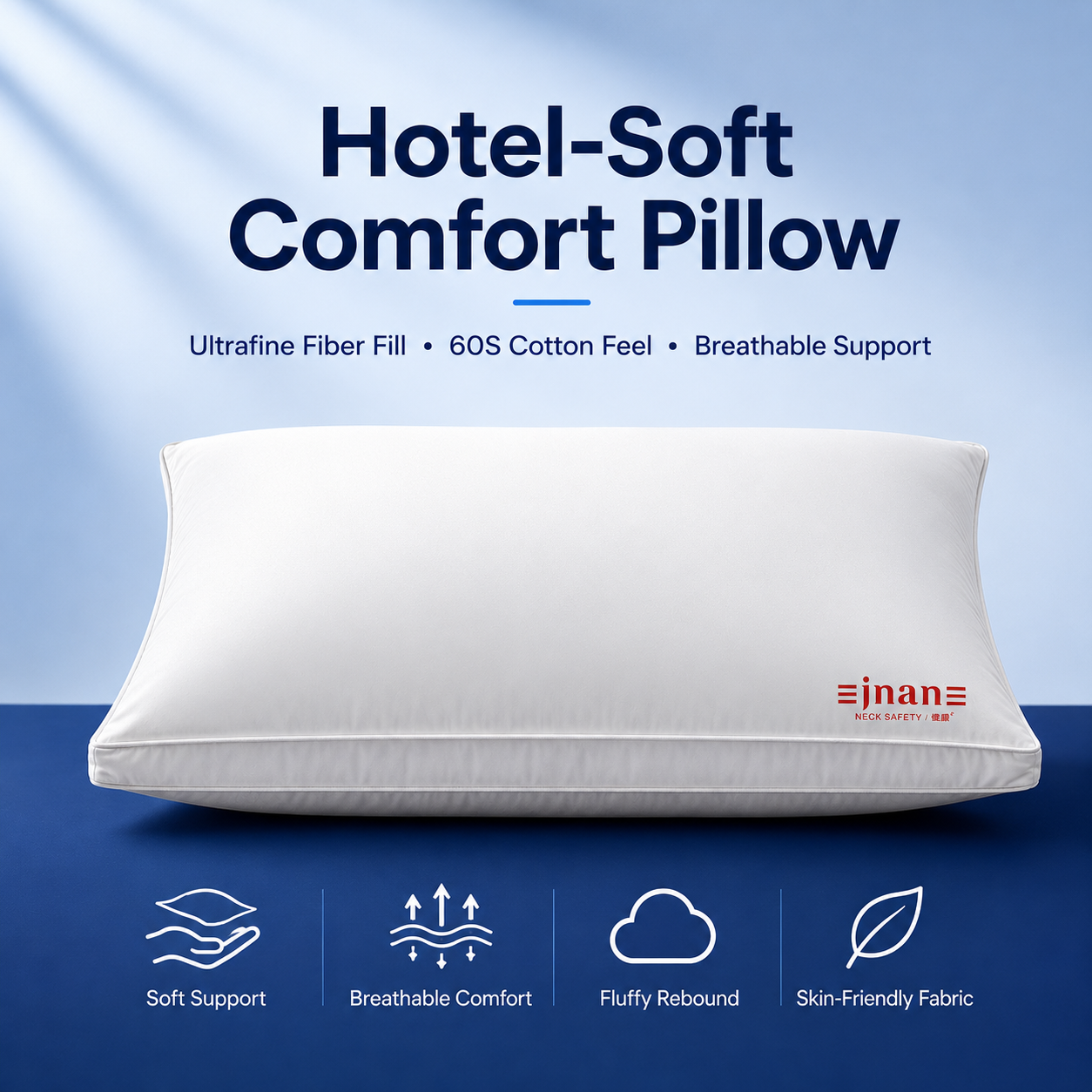 Hotel-Soft Spill & Oil-Resistant Pillow