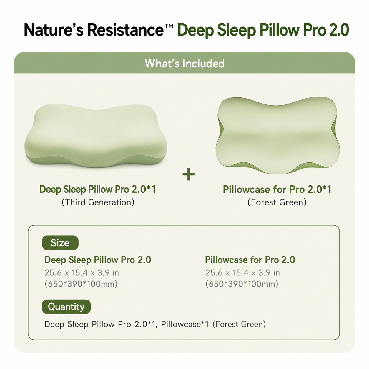 Zoned Memory Foam Neck Support Pillow