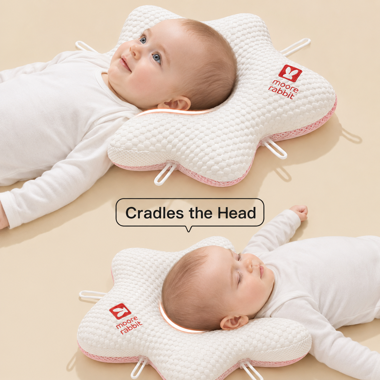 Adjustable Baby Head Support Pillow