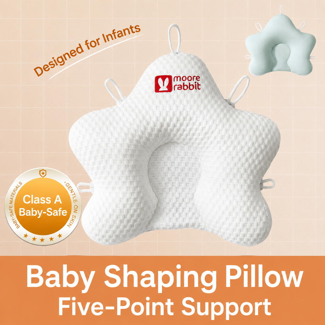 Adjustable Baby Head Support Pillow