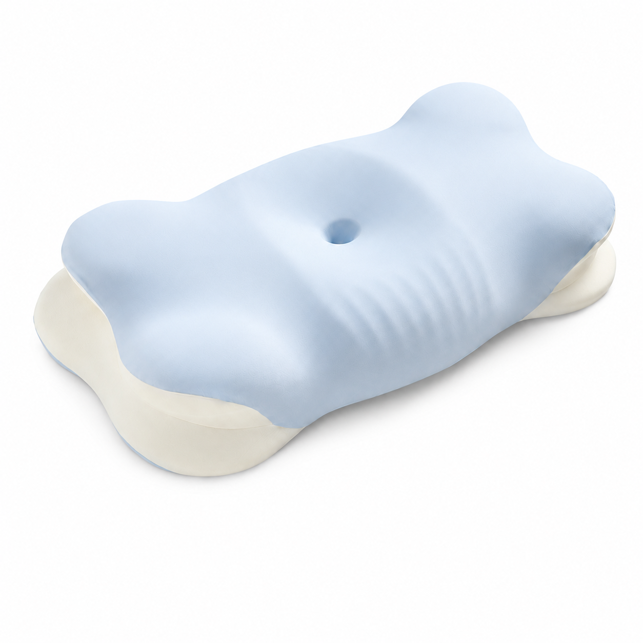 Dual-Height Memory Foam Neck Pillow